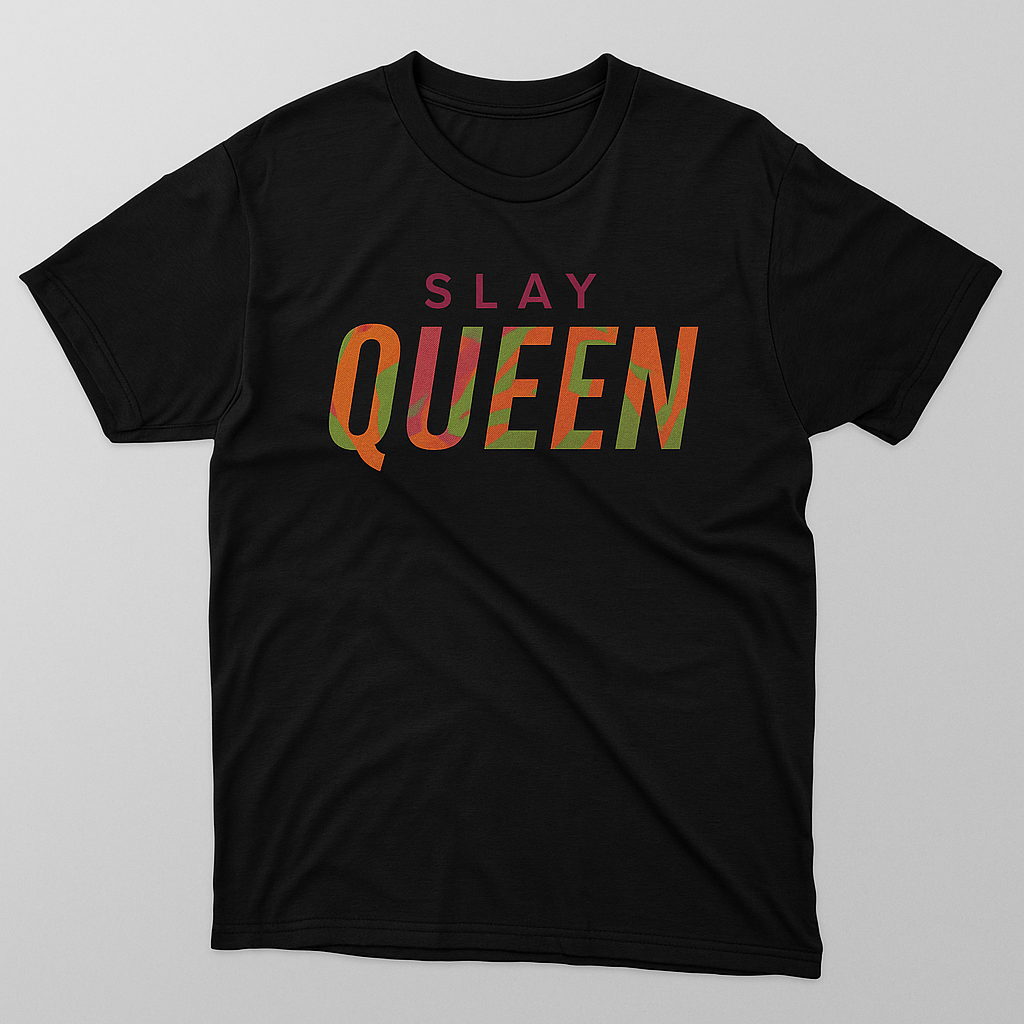 SLAY QUEEN Oversized T-Shirt – Premium Cotton