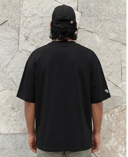 "Antistupid" Statement Oversized Tee | Premium Black Streetwear